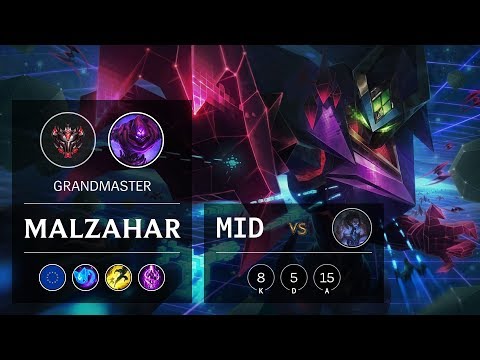 Malzahar Mid vs Sylas - EUW Grandmaster Patch 10.1