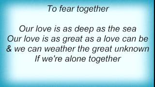 Barry Manilow - Alone Together Lyrics