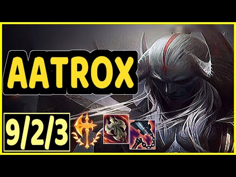 HAUNTZER (AATROX) - 9/2/3 KDA GAMEPLAY - NA Ranked DIAMOND