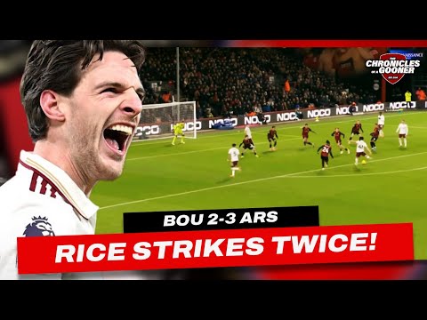BOURNEMOUTH 2-3 ARSENAL: DECLAN RICE RETURNS & STRIKES TWICE IN CRUCIAL VICTORY!