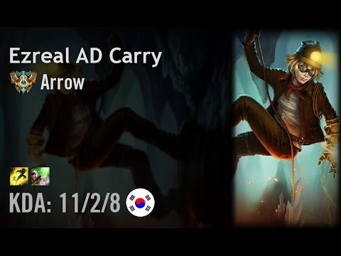 Ezreal AD Carry vs Lucian - Arrow - KR Challenger Path 6.3