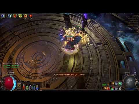 Blade Blast Bladefall Chieftain vs Maven's Invitation: The Feared [POE 3.13 Ritual][20ex Budget]