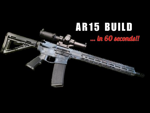 Build an AR15 in 60 seconds - Aero Precision Build