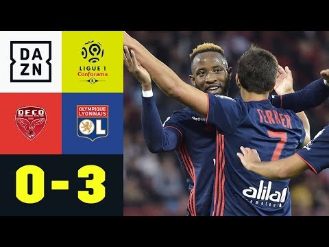 Doppelpacker Moussa Dembele und Martin Terrier treffen: Dijon - Lyon 0:3 | Ligue 1 | DAZN Highlights