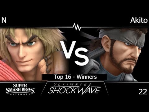 USW 22 - HMO | N (Ken) vs UTDe | Akito (Snake) Top 16 - Winners - SSBU
