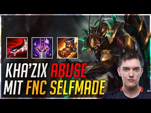 KHA'ZIX ABUSE MIT FNATIC SELFMADE! [League of Legends]