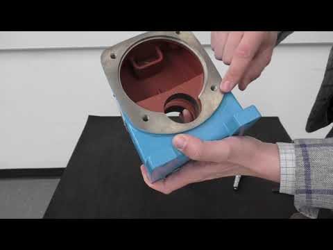 Montage eines Stirnradgetriebes