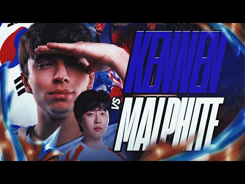 2V8 POUR LE TOP 15 KR AVEC KANAVI - CHALLENGER KR - Kennen vs Malphite