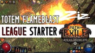 Ziz - 2.6 Totem Flameblast League Starter (Templar and Witch!) Great for Legacy