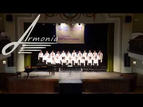 Corala "Armonia" din Constanta - World Choir Games, Riga 2014 - sectiunea Cor Barbatesc de Camera
