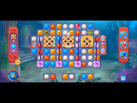 Fishdom Hard Level 10351 (with Double Lightning Boosters) @choraelmin