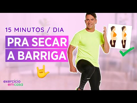 Treino rápido pra SECAR BARRIGA (em 15 minutos)