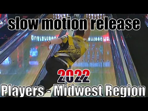 2022 PBA Players Midwest Region slow motion release - PBA Bowling