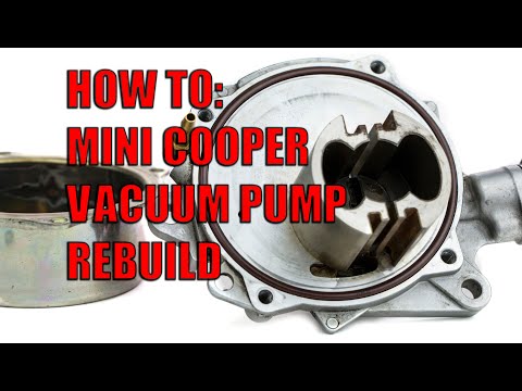 HOW TO: Mini Cooper 1.6L N12 N14 Vacuum Pump Rebuild with RKX kit.