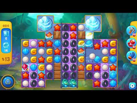 Fishdom 6614 Level - 19 moves - NO BooSTERS