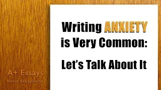 How to Deal with Writer's Anxiety and Writer's Block