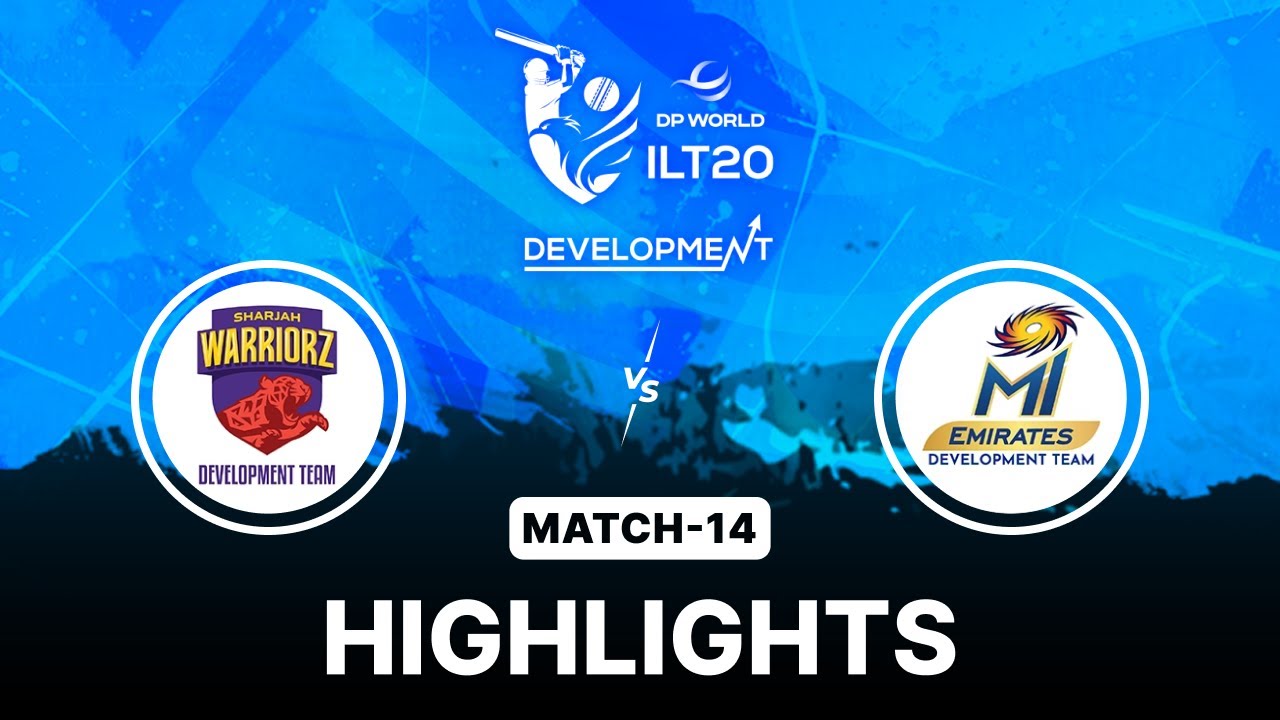 Sharjah Warriorz Development VS MI Emirates Development