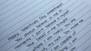 handwriting: Valentine's Day Love Messages To Text Your Sweetheart