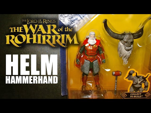 Vídeo relacionado con McFarlane Toys - El Señor de los Anillos: La Guerra de los Rohirrim Helm Hammerhand Figura Build-A de 4 Pulgadas