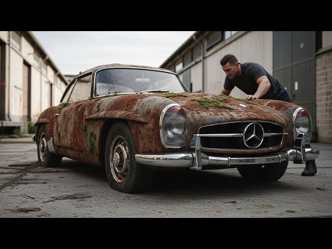 Abandoned Mercedes-Benz 300 SL Restoration (1950s)|Extreme Rust Repair ASMR | Full Luxury Rebuild 4K