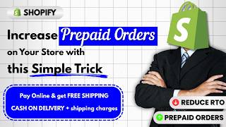 How to give Free Shipping Discount on Online (PRE-PAID) orders and cha