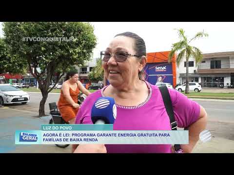 Governo Sanciona Lei “Luz do Povo” e Garante Energia Gratuita para Famílias de Baixa Renda