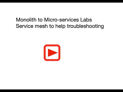 Using the service mesh to help troubleshoot Introduction Video