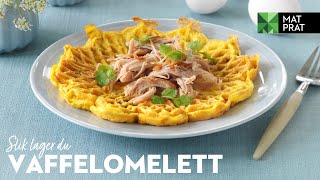 Vaffelomelett