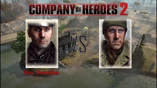 [COH2]OKW(Elite Armored Doctrine) vs USF(Mechanized Company) 2019 10 30