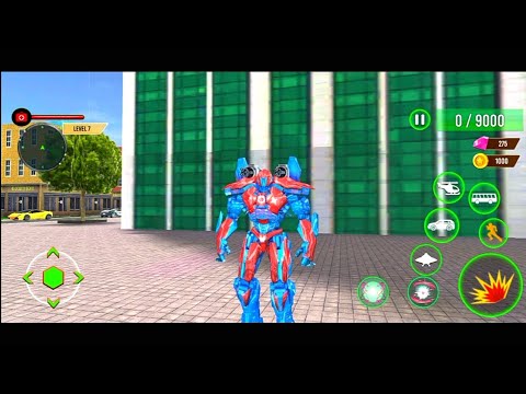 Bus Robot Car Transform War - SpaceShip Robot Game - Android Gameplay Part 2