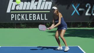 Video thumbnail: Christine McGrath's Signature Franklin Pickleball Paddle