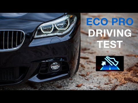 BMW 530d xDrive F11 LCI ECO PRO Driving Consumption Testing