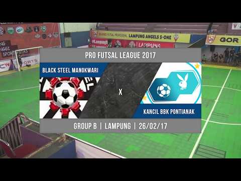 Black Steel Manokwari 4 vs 4 Kancil BBK Pontianak   Highlight Pro Futsal League 2017   YouTube