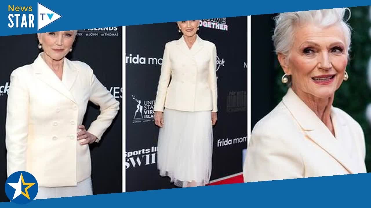 Elon Musk's mum Maye Musk, 74, exudes elegance in a white tulle skirt