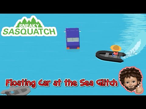 Sneaky Sasquatch - Floating Car Glitch
