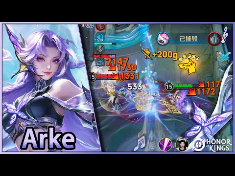 Arke｜Arke's most popular skins｜Skin worth 60 tokens ｜As skins mais populares da Arke｜Honor of Kings