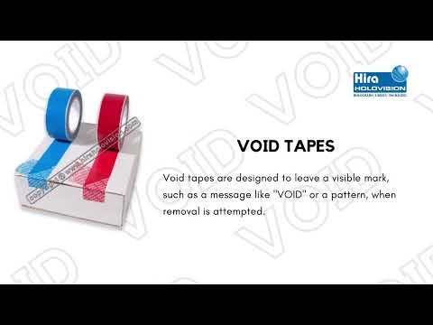 Tamper Evident Tapes Security Tamper Evident Void Tape