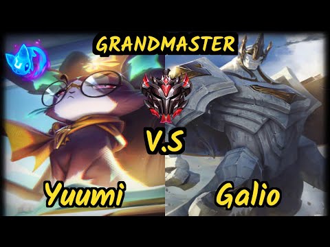 DoRaoN (YUUMI) vs GALIO - BOTTOM SUPPORT GAMEPLAY - KR Ranked GRANDMASTER