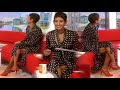 Naga Munchetty Polka Dot Split Dress Amazing Legs