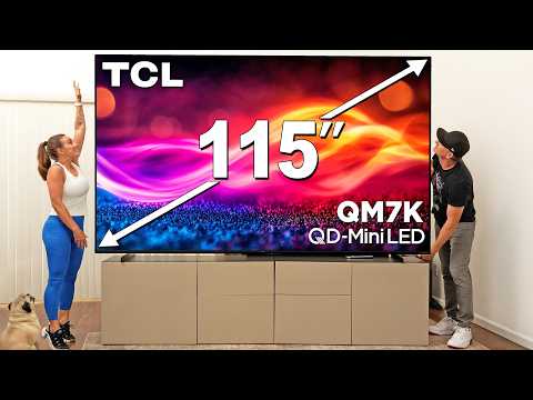 TCL's New 115" QM7K Mini-LED TV - In the house!!