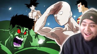 ANIME VS MARVEL/DC!!! (GOKU & SAITAMA | Fan Animation)