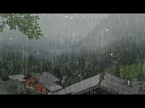 Stop Thinking and Sleep to the Sound of Rain on the Roof in Misty Forest - Rain to Sleep