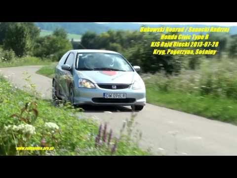 Bukowski Konrad / Sanocki Andrzej - Honda Civic Type R - KJS Rajd Biecki 2013-07-28