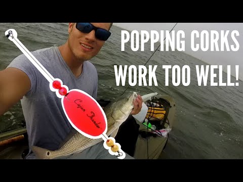 Popping Cork and Gulp Shrimp - Grass Flat Kayak Fishing