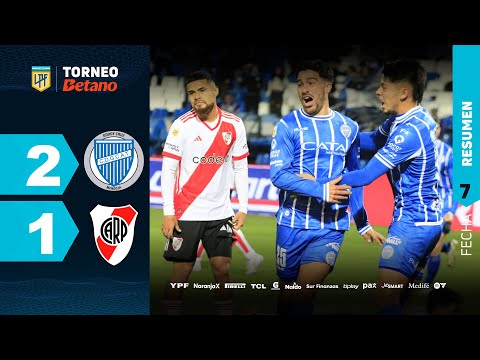 GODOY CRUZ 2 - 1 RIVER | Resumen del partido | #TorneoBetano 2024