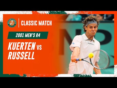Kuerten vs Russell 2001 Men's round 4 | Roland-Garros Classic Match