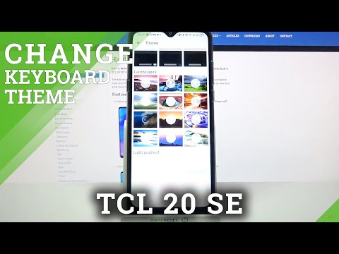 Change Keyboard Theme / Choose Keyboard Style - TCL 20 SE