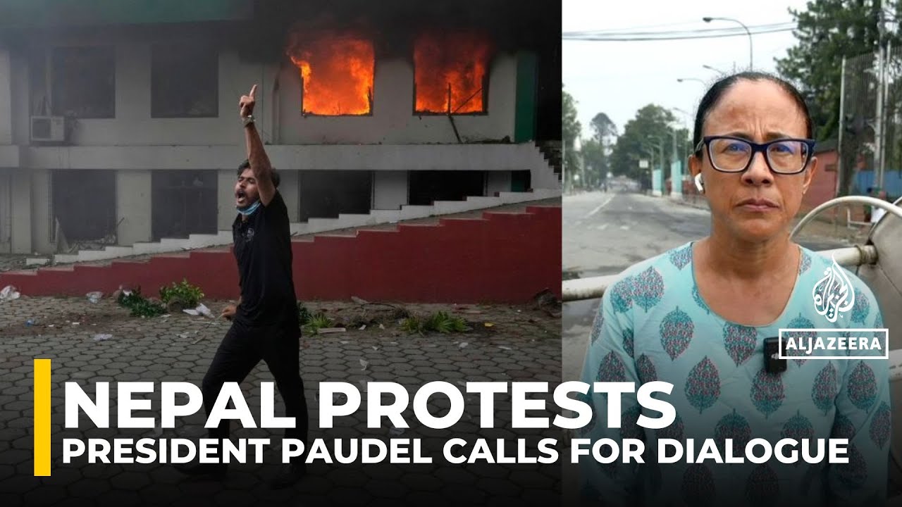 Nepal's president calls for national unity after violent protests as army takes control of key sites