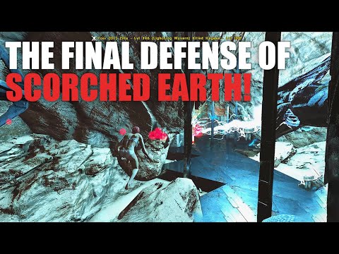 Goodbye Scorched Earth Final Defense Of Central Cave | Ark Official PVP E90