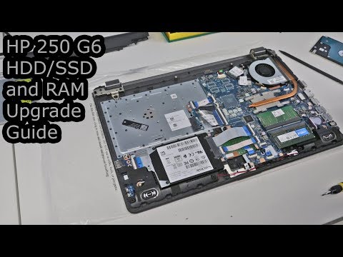 HP 250/255 G6 HDD/SSD und RAM-Upgrade-Handbuch